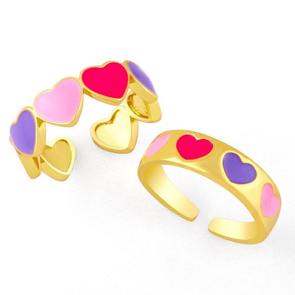 cluster rings flola gold plated small cute love heart for women red pink blue open flower enamel ring girls jewelry rigk98, Golden;silver
cluster rings flola gold plated small cute love heart for women red pink blue open flower enamel ring girls jewelry rigk98, Golden;silver