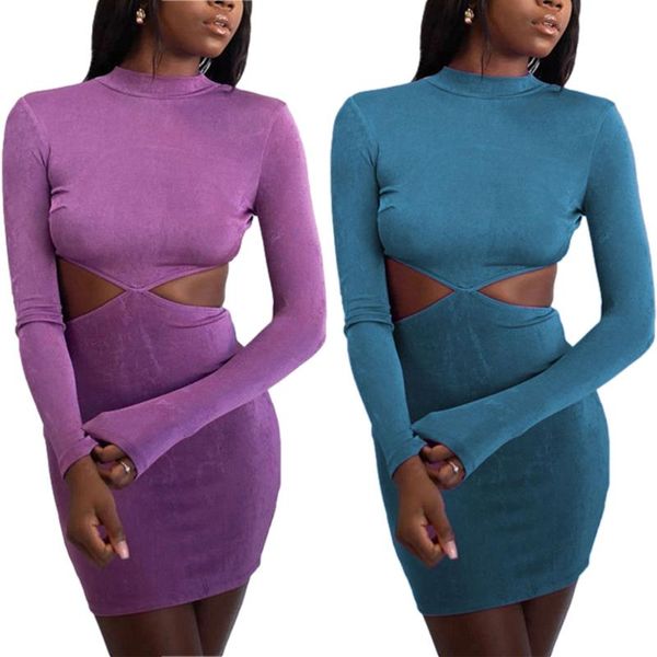casual dresses 2021 women tie-up dress adults backless solid color round neck long sleeve cutout 2 colors, Black;gray
casual dresses 2021 women tie-up dress adults backless solid color round neck long sleeve cutout 2 colors, Black;gray