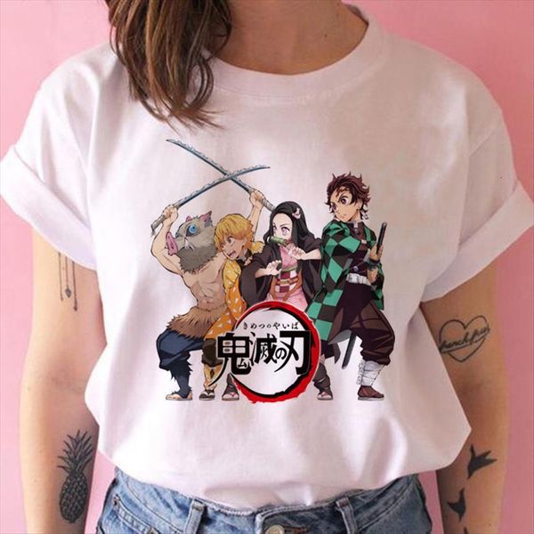 summer demon slayer graphic women teesjapanese anime harajuku kawaii streetwear punk, White
summer demon slayer graphic women teesjapanese anime harajuku kawaii streetwear punk, White