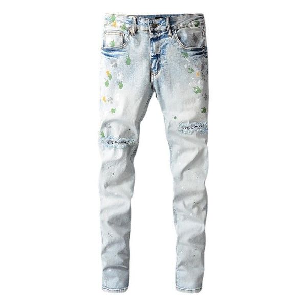 men's jeans streetwear light blue slim fit men 2021 autumn creative color splash ink pants hip hop dance party
men's jeans streetwear light blue slim fit men 2021 autumn creative color splash ink pants hip hop dance party