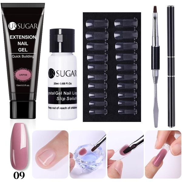 nail gel ur sugar 15ml extension kit for manicure set fast building finger extend tools diy art accessories, Red;pink
nail gel ur sugar 15ml extension kit for manicure set fast building finger extend tools diy art accessories, Red;pink