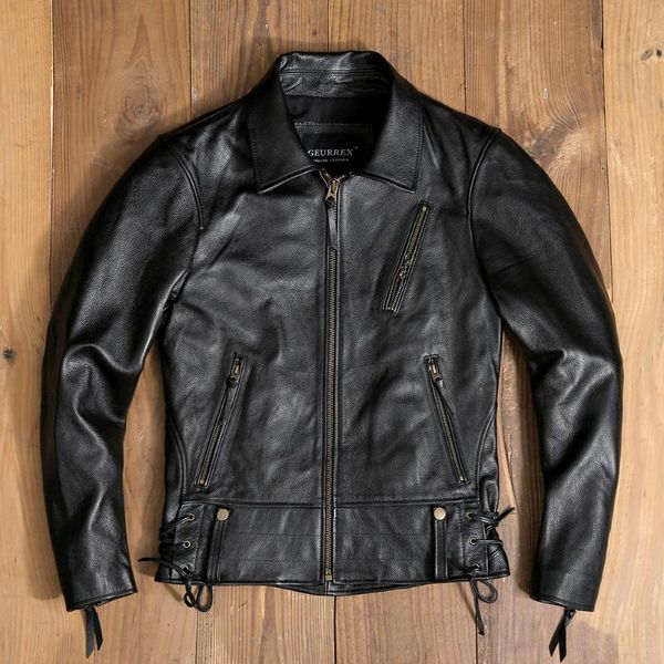 men's leather & faux .2021 brand style motor rider cowhide jacket.men black genuine slim coat.plus size quality
men's leather & faux .2021 brand style motor rider cowhide jacket.men black genuine slim coat.plus size quality