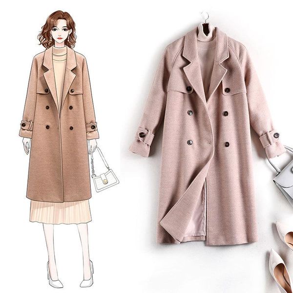 women's wool & blends large 2021 winter wear korean woolen coat slightly fat sister m200kg thin 8774, Black
women's wool & blends large 2021 winter wear korean woolen coat slightly fat sister m200kg thin 8774, Black