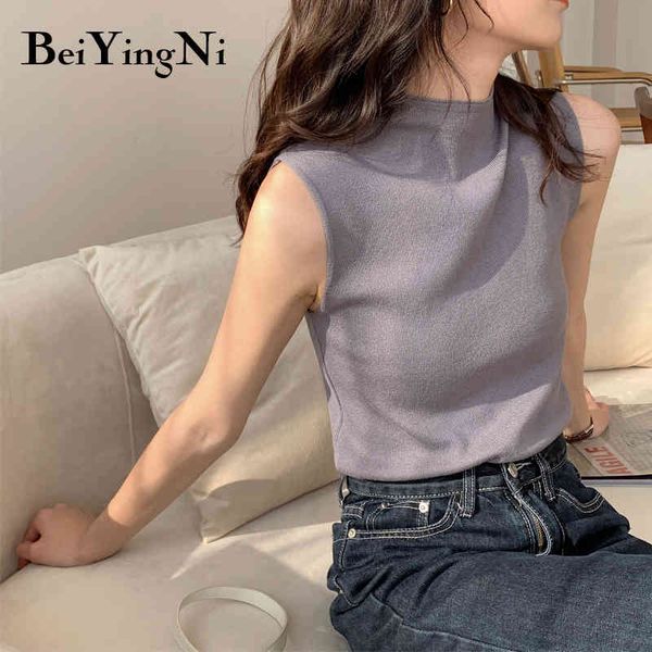 beiyingni female casual solid color harajuku knitted fashion cami sleeveless tank women's summer camisole clothes 210416, White
beiyingni female casual solid color harajuku knitted fashion cami sleeveless tank women's summer camisole clothes 210416, White