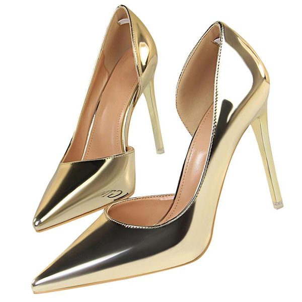 dress shoes 2021 plus size 43 women .5cm high heels gold pumps stripper quality escarpins hollow tacons lady stiletto scarpins green, Black
dress shoes 2021 plus size 43 women .5cm high heels gold pumps stripper quality escarpins hollow tacons lady stiletto scarpins green, Black