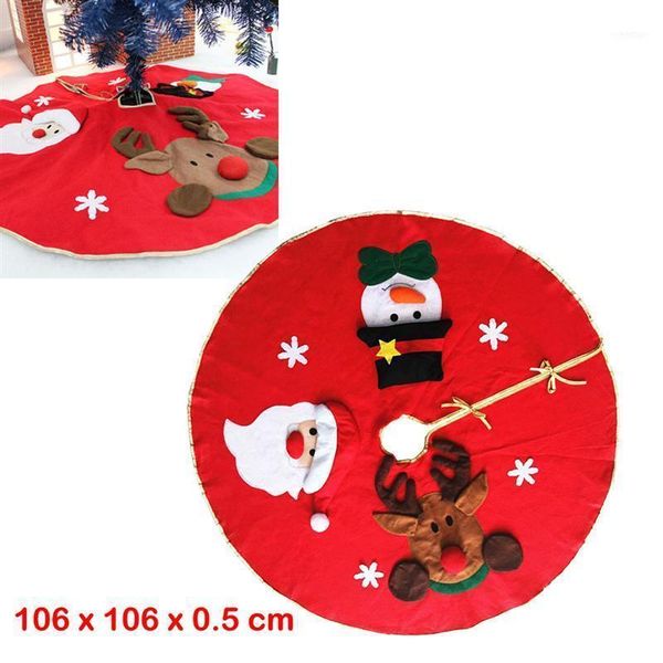 christmas decorations 106cm red tree skirt house round with snowman santa claus elk pattern decoration xmas cover1
christmas decorations 106cm red tree skirt house round with snowman santa claus elk pattern decoration xmas cover1