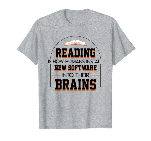 reading books is how humans install new software into brains, White;black
reading books is how humans install new software into brains, White;black