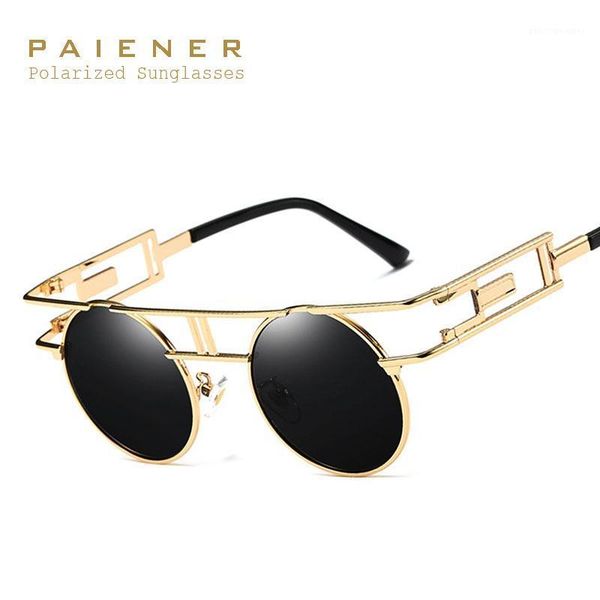 sunglasses brand designer women men steampunk polarized with accessories luxury round punk glasses retro goggles uv400 eyewear, White;black
sunglasses brand designer women men steampunk polarized with accessories luxury round punk glasses retro goggles uv400 eyewear, White;black