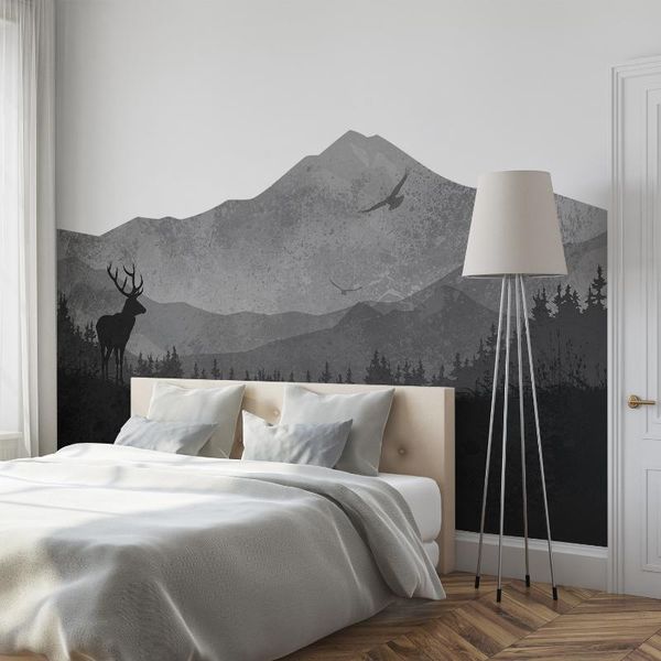 wallpapers 99.49x55.12inch gray forest deers scenery bedroom wall waterproof easy-to-clean fine grain cloth background decoration sticker
wallpapers 99.49x55.12inch gray forest deers scenery bedroom wall waterproof easy-to-clean fine grain cloth background decoration sticker