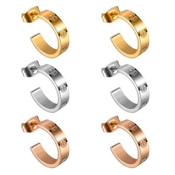 wholale custom fashion jewelry stainls steel 18k gold plated c shape simple classic love stud earrings for women313c, Golden
wholale custom fashion jewelry stainls steel 18k gold plated c shape simple classic love stud earrings for women313c, Golden