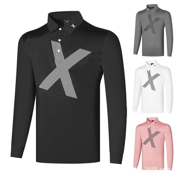 new store opening special offer golf clothes quick drying breathable printed long sleeve polo shirt, White;black
new store opening special offer golf clothes quick drying breathable printed long sleeve polo shirt, White;black
