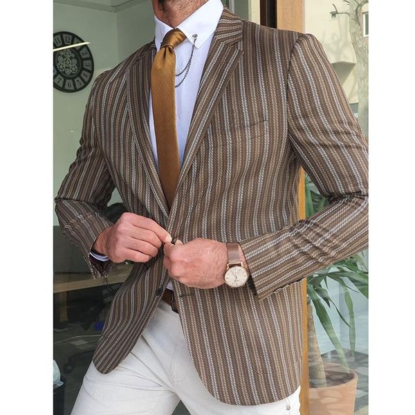 men's suits & blazers 2022 autumn vertical striped blazer youth fashion trends leisure, White;black
men's suits & blazers 2022 autumn vertical striped blazer youth fashion trends leisure, White;black