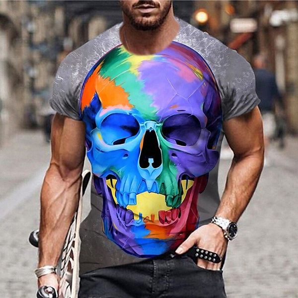 men's t shirt 3d print graphic prints skull crew neck daily holiday print short sleeve casual designer big and tall blue l8o8#, White;black
men's t shirt 3d print graphic prints skull crew neck daily holiday print short sleeve casual designer big and tall blue l8o8#, White;black