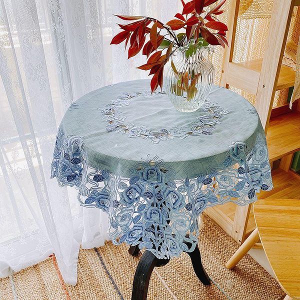 table cloth pastoral slub yarn hollow embroidered tablecloth bedroom study balcony small round cover holiday leisure decoration
table cloth pastoral slub yarn hollow embroidered tablecloth bedroom study balcony small round cover holiday leisure decoration