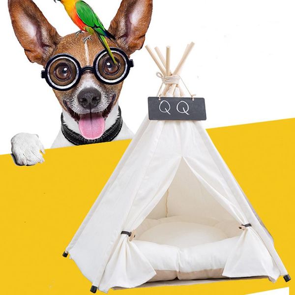 kennels & pens pure white pet tent cat nest mats dog bed foldable canvas soft comfortable and breathable dogs house pets sleeping supplies
kennels & pens pure white pet tent cat nest mats dog bed foldable canvas soft comfortable and breathable dogs house pets sleeping supplies