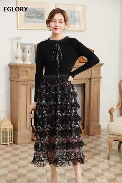 casual dresses 2021 autumn winter long party evening vestidos women cascading ruffle lace floral print patchwork sweater dress, Black;gray
casual dresses 2021 autumn winter long party evening vestidos women cascading ruffle lace floral print patchwork sweater dress, Black;gray