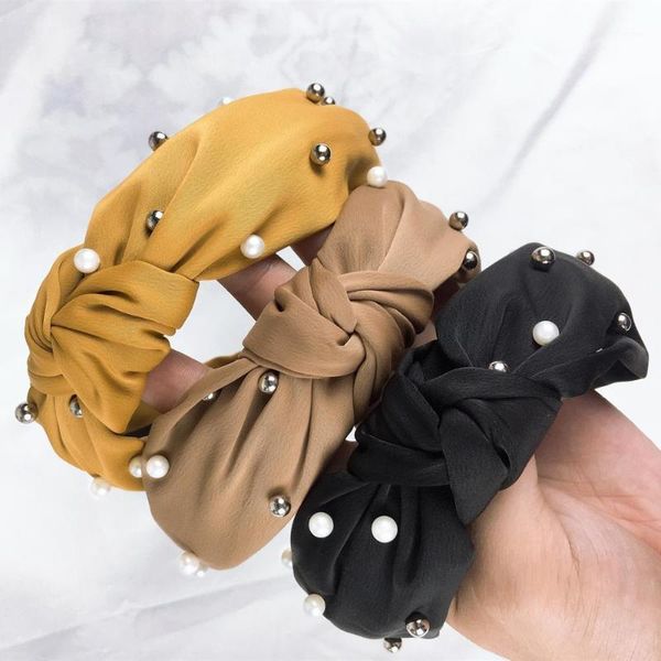 solid pearl knot turban headband lady wide plastic hairband for women bezel headwear girl hair accessories1
solid pearl knot turban headband lady wide plastic hairband for women bezel headwear girl hair accessories1
