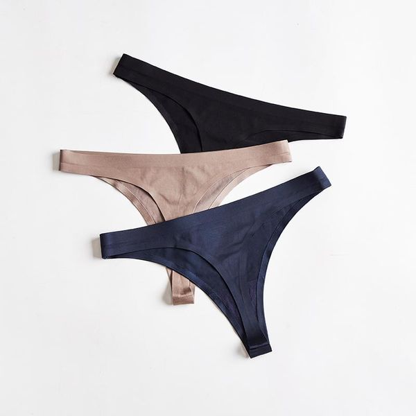 women's panties 3pcs woman thongs seamless underwear for women sports panty female t-back g-string ice silk ladies underpants, Black;pink
women's panties 3pcs woman thongs seamless underwear for women sports panty female t-back g-string ice silk ladies underpants, Black;pink