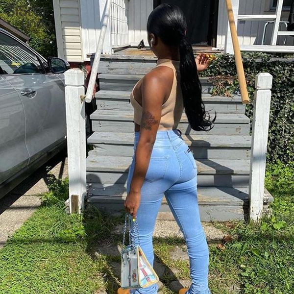 fashion ripped cut out y2k women capris jeans high waist skinny stacked denim pant streetwear female stretchy, Black;white
fashion ripped cut out y2k women capris jeans high waist skinny stacked denim pant streetwear female stretchy, Black;white
