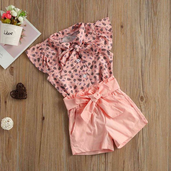 girls clothes 2 pieces set kids summer sleeveless floral printed ruffle high waist shorts outfit for baby, White
girls clothes 2 pieces set kids summer sleeveless floral printed ruffle high waist shorts outfit for baby, White