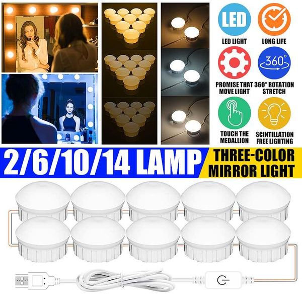 wall lamp 12v makeup light beauty 2 6 10 14 bulbs kit for dressing table stepless dimmable vanity mirror
wall lamp 12v makeup light beauty 2 6 10 14 bulbs kit for dressing table stepless dimmable vanity mirror