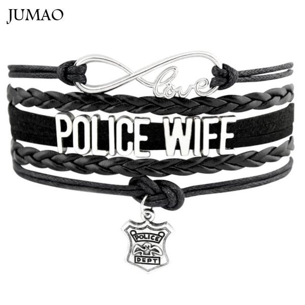charm bracelets infinity love wife dept handcuffs leather wrap for men women bracelet fashion jewelry, Golden;silver
charm bracelets infinity love wife dept handcuffs leather wrap for men women bracelet fashion jewelry, Golden;silver