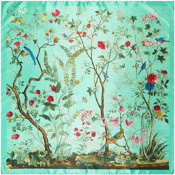 scarves autumn winter 90*90cm phoenix bird tree rose printed handkerchief brand style headband women silk satin large square, Blue;gray
scarves autumn winter 90*90cm phoenix bird tree rose printed handkerchief brand style headband women silk satin large square, Blue;gray