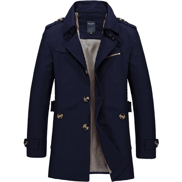 men's trench coats autumn winter casual jacket medium long cotton washed coat windbreaker, Tan;black
men's trench coats autumn winter casual jacket medium long cotton washed coat windbreaker, Tan;black