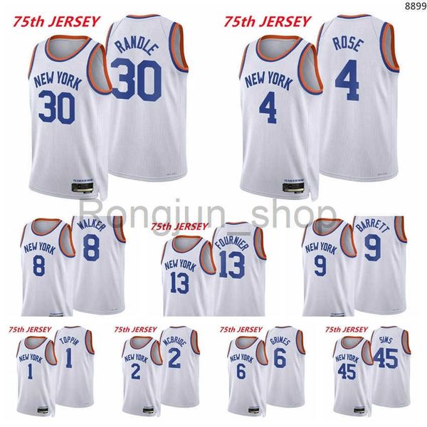 2021-22 75th anniversary printed mens basketball julius randle derrick rose kemba walker evan fournier rj barrett mcbride sims grimes white, Black
2021-22 75th anniversary printed mens basketball julius randle derrick rose kemba walker evan fournier rj barrett mcbride sims grimes white, Black