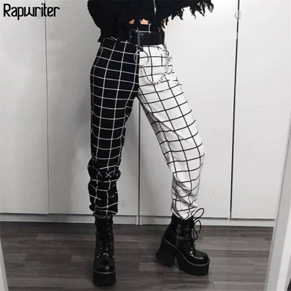 gothic black white checkerboard print sweatpants women stretch high waist loose streetwear harajuku jogger pants 210510
gothic black white checkerboard print sweatpants women stretch high waist loose streetwear harajuku jogger pants 210510