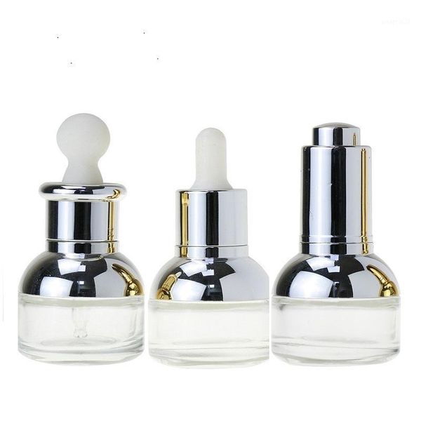 storage bottles & jars 20ml 30ml silver clear glass essential oil bottle dropper empty cosmetic container packaging refillable vial 15 pcs/l
storage bottles & jars 20ml 30ml silver clear glass essential oil bottle dropper empty cosmetic container packaging refillable vial 15 pcs/l