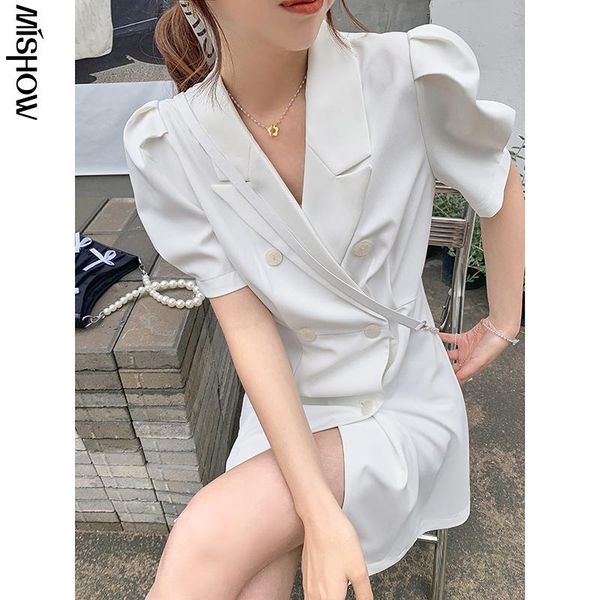 casual dresses mishow 2021 women short sleeve office lady elegant mini dress dobble breasted button female vestidos mxa23l0157, Black;gray
casual dresses mishow 2021 women short sleeve office lady elegant mini dress dobble breasted button female vestidos mxa23l0157, Black;gray