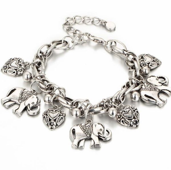 fashion accessory new carved elephant peach heart bracelet alloy foot chain hand jewelry 18v1c, Red;blue
fashion accessory new carved elephant peach heart bracelet alloy foot chain hand jewelry 18v1c, Red;blue