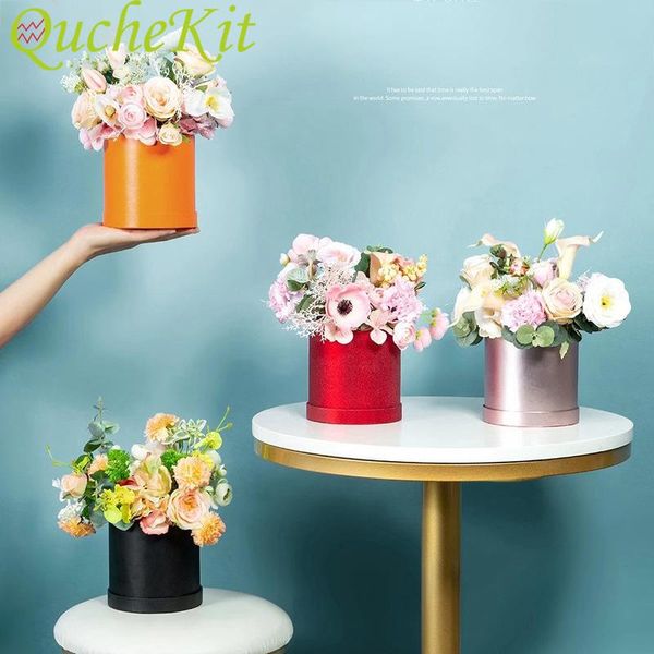 gift wrap rosegold round paper floral boxes valentine's day florist bouquet flower packaging box with lid wedding party decoration
gift wrap rosegold round paper floral boxes valentine's day florist bouquet flower packaging box with lid wedding party decoration