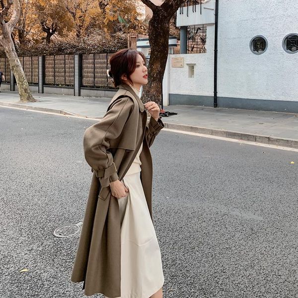 jxmyy autumn and winter new korean version of double-sided woolen coat two-piece jacket mid-length coat 210412, Tan;black
jxmyy autumn and winter new korean version of double-sided woolen coat two-piece jacket mid-length coat 210412, Tan;black