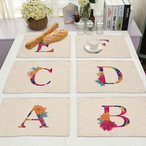 mats & pads flower letter pattern cotton linen pad dining table bowl cup mat kitchen placemat 42*32cm home decor zm0001
mats & pads flower letter pattern cotton linen pad dining table bowl cup mat kitchen placemat 42*32cm home decor zm0001