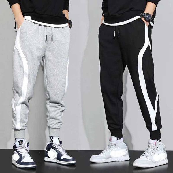 men's pants spring and autumn capris male student harem trend large sports leggings pantalon hombre joggers men, Black
men's pants spring and autumn capris male student harem trend large sports leggings pantalon hombre joggers men, Black