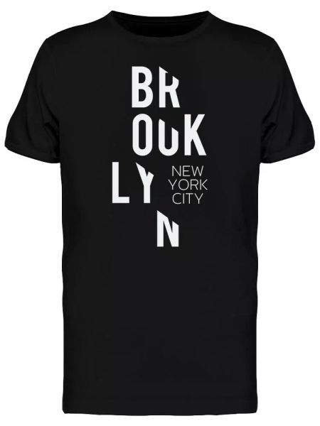 fading brooklyn graphic men's tee -image by shutterstock, White;black 
fading brooklyn graphic men's tee -image by shutterstock, White;black