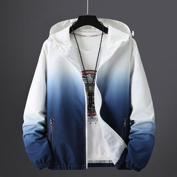 men's jackets 2021 spring autumn hooded jacket fashion gradient color windbreaker waterproof casual bomber zipper coat m-5xl, Black;brown
men's jackets 2021 spring autumn hooded jacket fashion gradient color windbreaker waterproof casual bomber zipper coat m-5xl, Black;brown