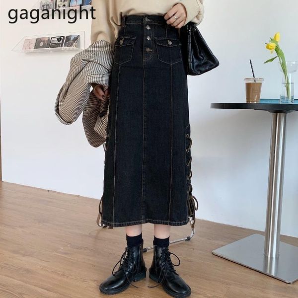 gaganight jeans women long skirt lace up fashion denim plus size high waist skirts spring autumn solid outwear bottom faldas, Black
gaganight jeans women long skirt lace up fashion denim plus size high waist skirts spring autumn solid outwear bottom faldas, Black