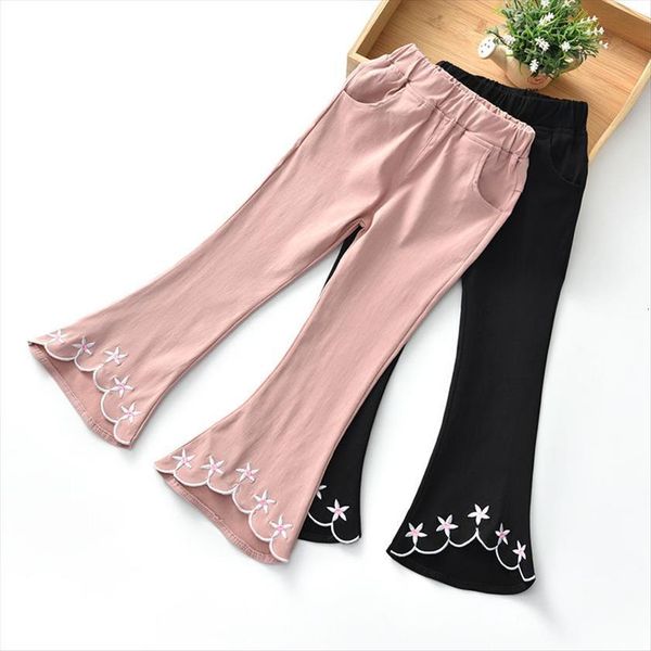 spring baby girls solid color bell bottom pants kids slim casual flared trousers embroidery bottoms w326, Blue
spring baby girls solid color bell bottom pants kids slim casual flared trousers embroidery bottoms w326, Blue