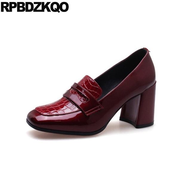 dress shoes square toe 3 inch size 4 34 patent leather korean 2021 pumps high heels genuine designer brand women block wine red luxury, Black
dress shoes square toe 3 inch size 4 34 patent leather korean 2021 pumps high heels genuine designer brand women block wine red luxury, Black
