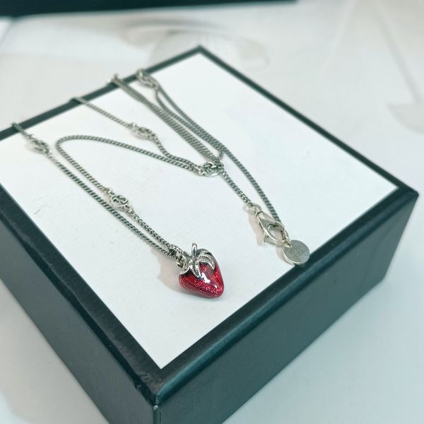 s925 silver enamel drop glue red used chain body strawberry necklace set bracelet earrings signature deals
s925 silver enamel drop glue red used chain body strawberry necklace set bracelet earrings signature deals