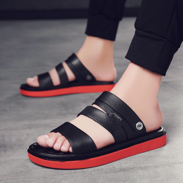 slipper summer beach man comfortable fashion outdoor leather shoes men casual 452 sandals ggni, Black
slipper summer beach man comfortable fashion outdoor leather shoes men casual 452 sandals ggni, Black