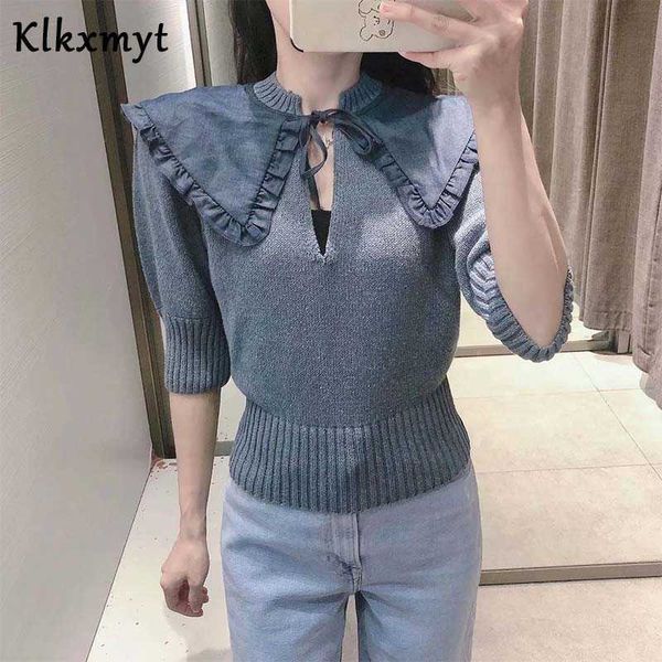 klkxmyt za sweater women fashion splicing knitting sweaters woman vintage short sleeve v neck female pullover 210527, White;black
klkxmyt za sweater women fashion splicing knitting sweaters woman vintage short sleeve v neck female pullover 210527, White;black