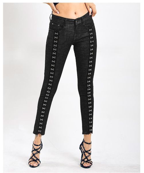 women cotton low waist jeans push up hip pencil lift skinny stretch denim pants woman slim fit metal cross pocket jean trousers women's, Blue
women cotton low waist jeans push up hip pencil lift skinny stretch denim pants woman slim fit metal cross pocket jean trousers women's, Blue