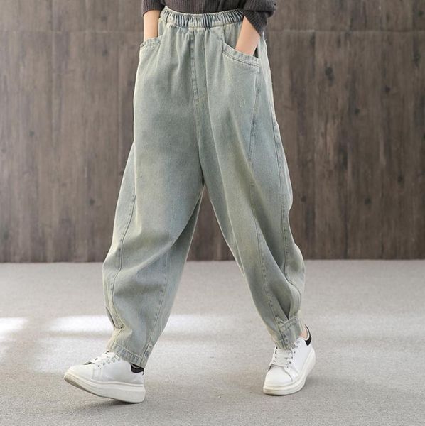 fairynatural summer autumn women loose denim long pants ladies casual pocket bleached 2021 plus size jeans trousers vintage women's, Blue
fairynatural summer autumn women loose denim long pants ladies casual pocket bleached 2021 plus size jeans trousers vintage women's, Blue