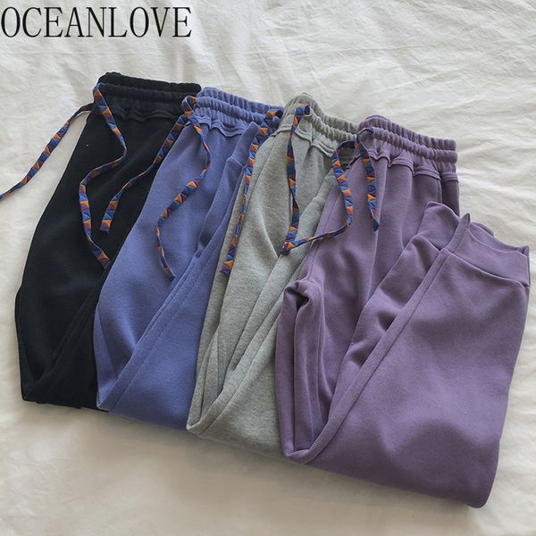 sweatpants women autumn drawstring fashion female pants korean style solid casual trousers vintage 18242 210415, Black;white
sweatpants women autumn drawstring fashion female pants korean style solid casual trousers vintage 18242 210415, Black;white
