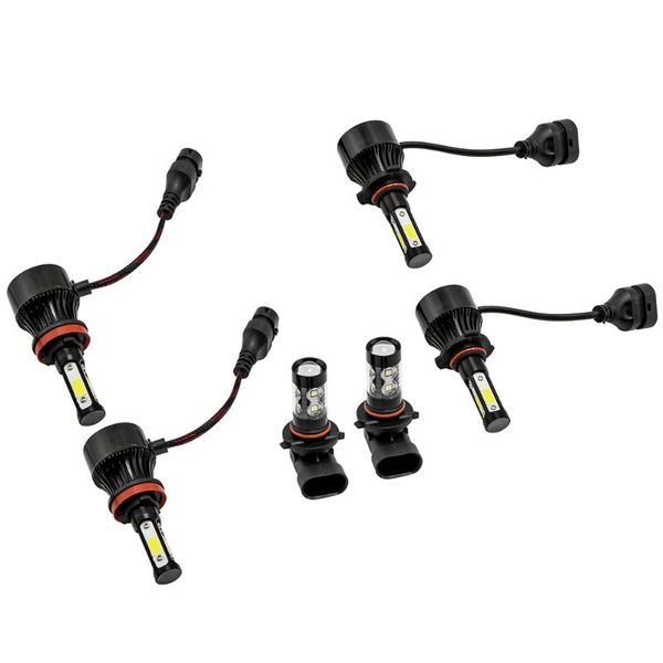 car headlights 6x 12v 6000k led headlight hi/lo + fog light bulbs combo for f-150 2021-2021
car headlights 6x 12v 6000k led headlight hi/lo + fog light bulbs combo for f-150 2021-2021