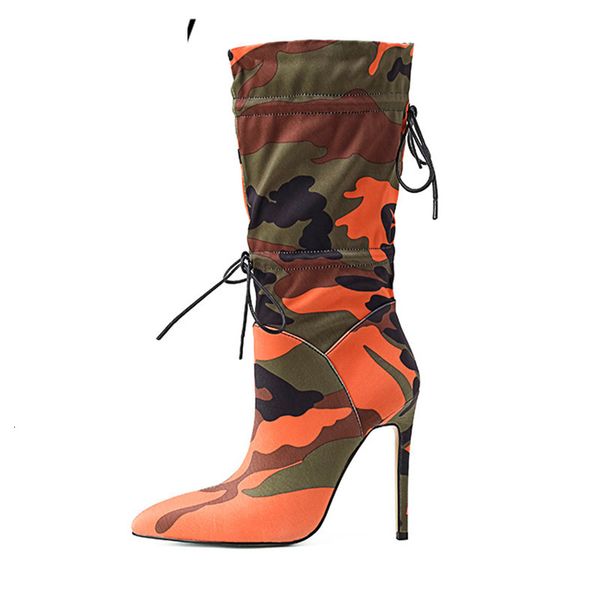boots autumn winter pointed toe camouflage mid calf boots women super high heel shoes party long stilettos vvte, Black
boots autumn winter pointed toe camouflage mid calf boots women super high heel shoes party long stilettos vvte, Black